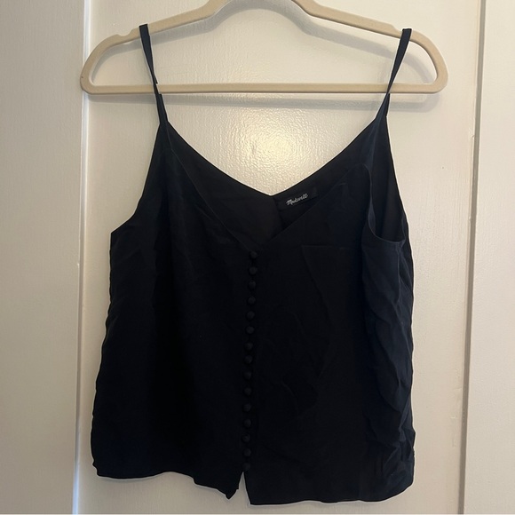 Madewell Tops - Madewell Silk Black Camisole